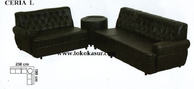 SOFA L CERIA Tanpa Meja